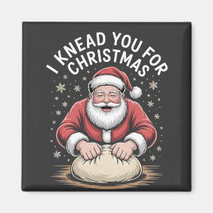 Aimant Je t'aime pour la cuisine du Père Noël de la boula