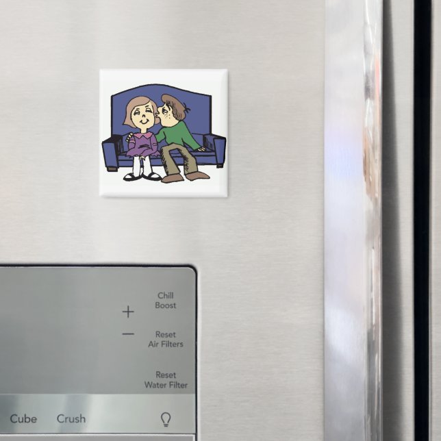 Aimant Je T'Aime Valentine (In situ (réfrigérateur))