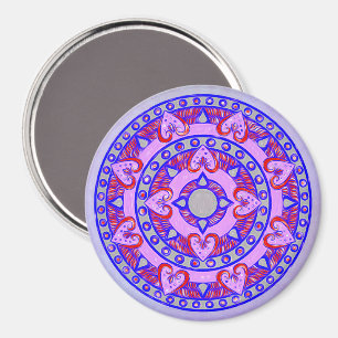 Aimant Je T'Coeur Mandala