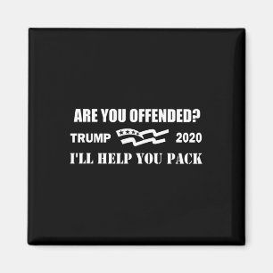Aimant Je vais vous aider à faire vos valises - Trump Pre