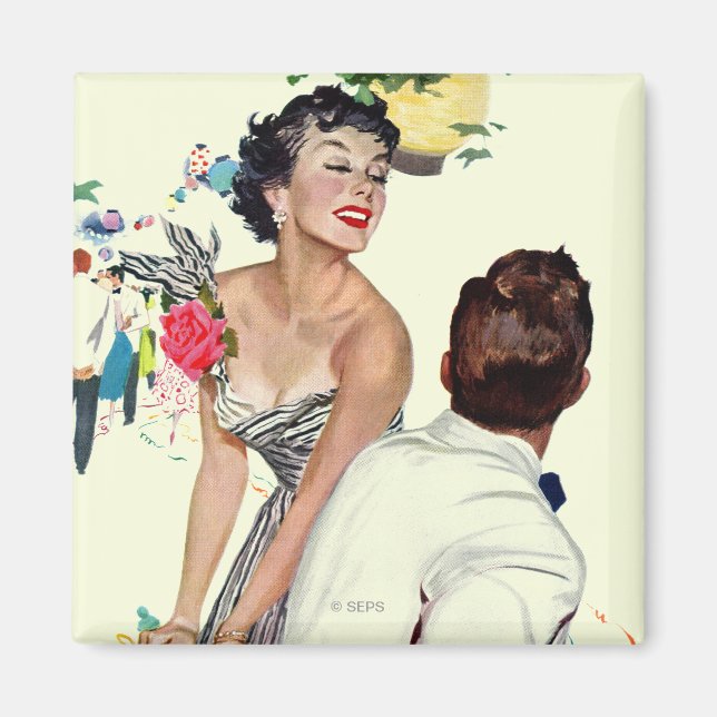 Aimant Je veux un homme (Devant)