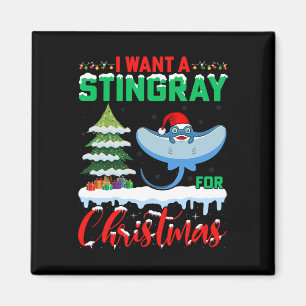 Aimant Je Veux Un Stingray Pour Noël Snow Sti Arbre De Ne