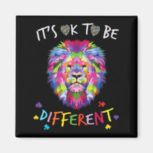 Aimant Je vois tes vraies couleurs Lion Sensibilisation s