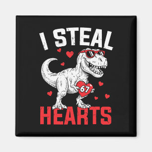 Aimant Je vole 67 cœurs drôle six sept Saint-Valentin Din