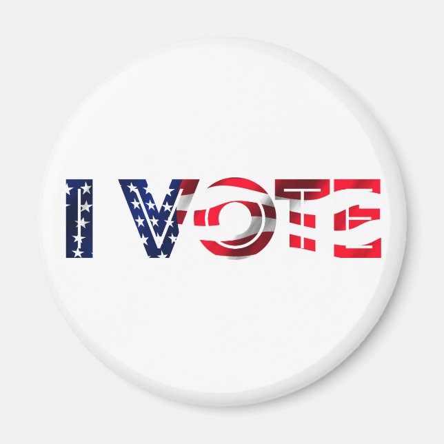Aimant Je vote (Devant)