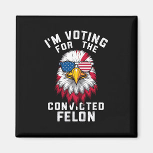 Aimant Je Vote Pour Le Félin Condamné Drôle Pro Trump