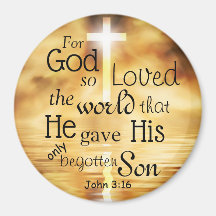 Jean 3:16 Dieu a aimé le monde Bible Verse Custom