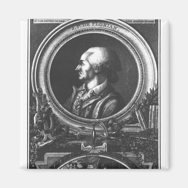 Aimant Jean-Pierre Claris de Florian (Devant)