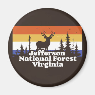 Aimant Jefferson National Forest Virginia
