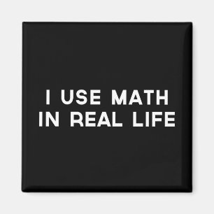 Aimant J'emploie des maths dans la vie réelle