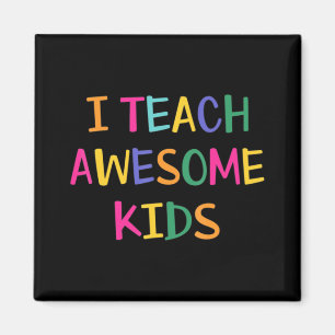 Aimant J'Enseigne Awesome Enfants Enseignant Autisme