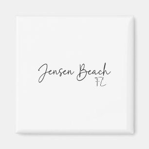Aimant Jensen Beach Floride Ca Rétro