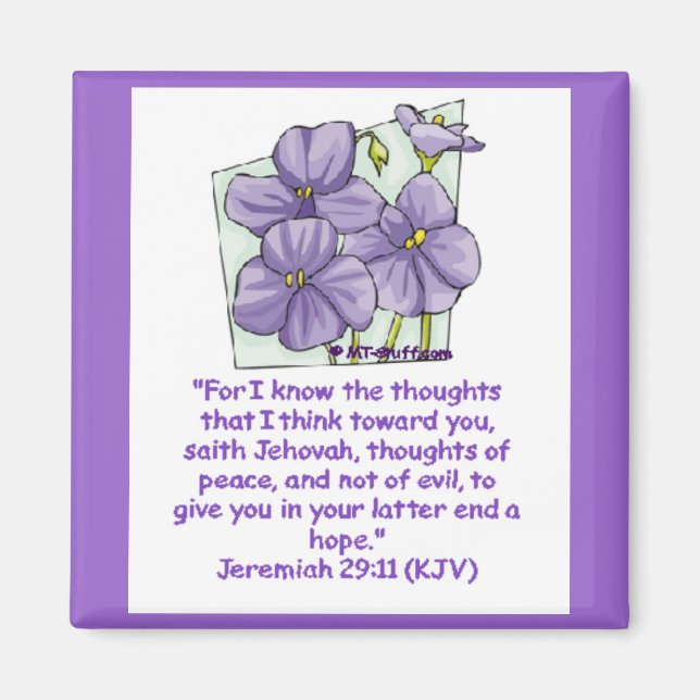 Aimant Jérémie 29:11 (Devant)