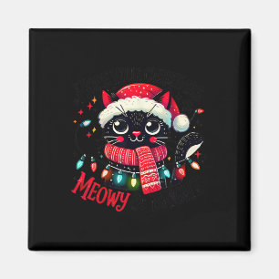 Aimant J'Espère Que Votre Noël Est Meowowet Et Lumineux F