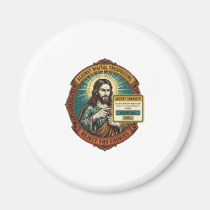 Aimant Jésus Agacant Accepter les Cookies Pop Up Internet