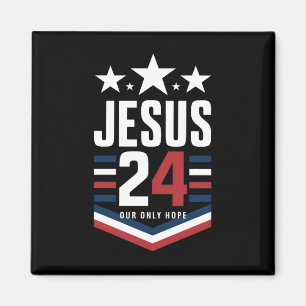 Aimant Jésus-Christ 2024 Président Élection USA Politique