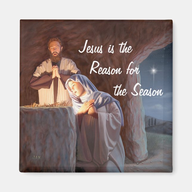 Aimant Jésus est la raison de l'aimant de saison (Devant)
