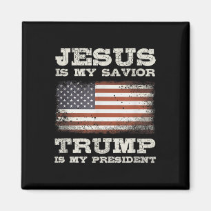 Aimant Jésus Est Mon Sauveur, Trump Est Mon Président