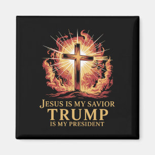 Aimant Jésus est mon sauveur Trump est mon président chré