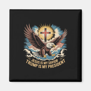 Aimant Jésus est mon sauveur Trump est mon président part