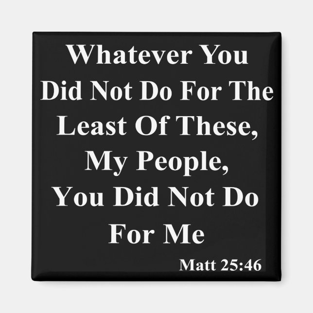 Aimant Jésus et aider les moins chanceux (Devant)