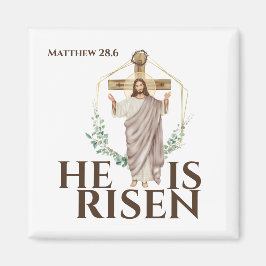 Aimant Jésus il est ressuscité Matthieu 28.6 Fête de Pâqu