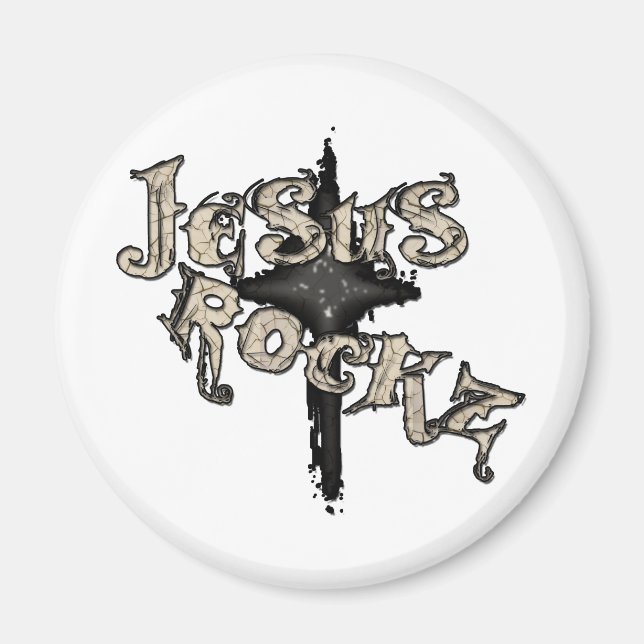 Aimant Jesus Rockz Christian (Devant)