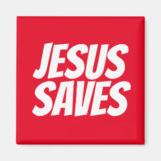 Aimant Jésus Sauve l'aimant chrétien