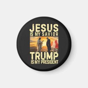 Aimant Jésus Trump - Jésus est mon Seigneur Sauveur