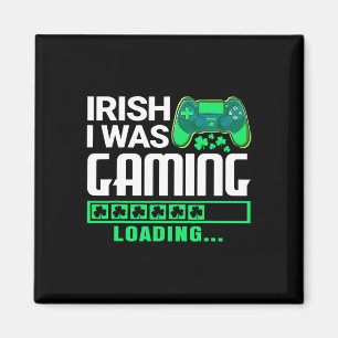 Aimant J'étais en train de jouer irlandais drôle St Patri
