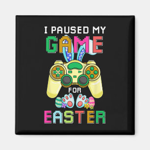 Aimant Jeu amusant Bunny Joueur Oeuf Jour de Pâques Garço