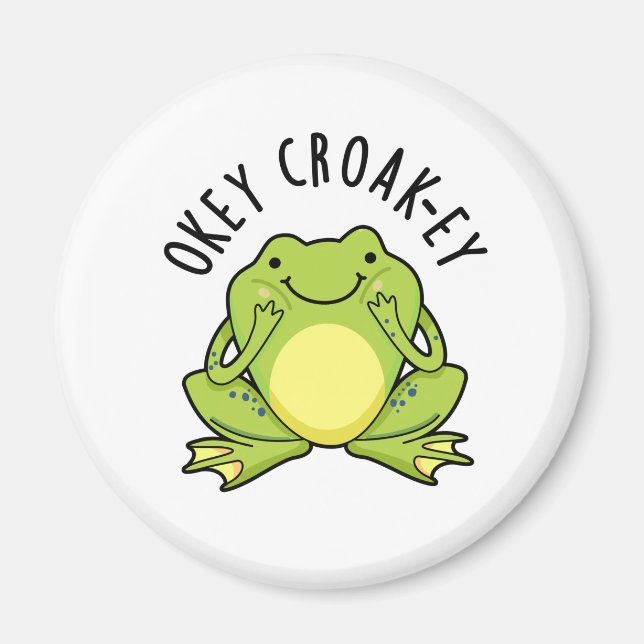 Aimant Jeu de grenouille de l'oeuf Croak-ey drôle (Devant)