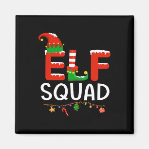 Aimant Jeu de Noël de famille des elfes