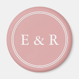 Aimant Jeu de Soirée de Mariage rose Pastel Chalky