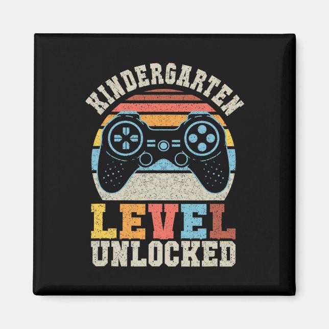 Aimant Jeu Déverrouillé Niveau Jeu Déverrouillé 1er Jour  (Devant)