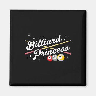 Aimant Jeu Snooker Billard Princess Pool Joueurs Billia