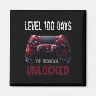 Aimant Jeu Vidéo 100 Jours Niveau École 100 Jours De L'Éc