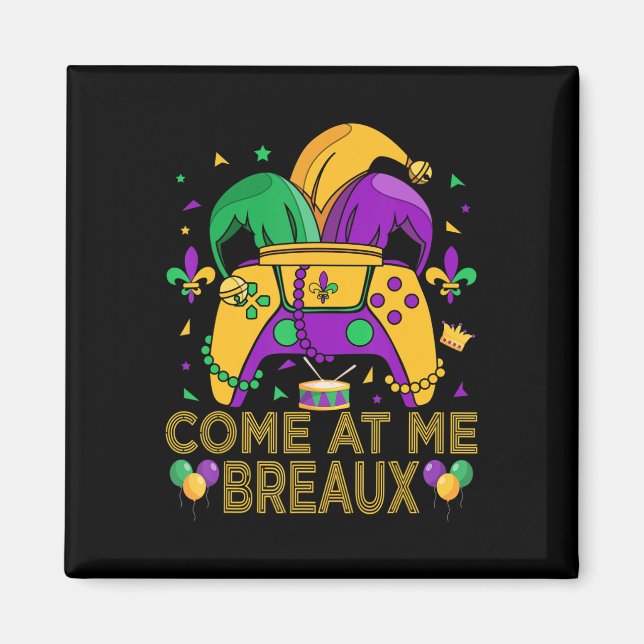 Aimant Jeu Vidéo Mardi Gras Costume de Carnaval Police de (Devant)