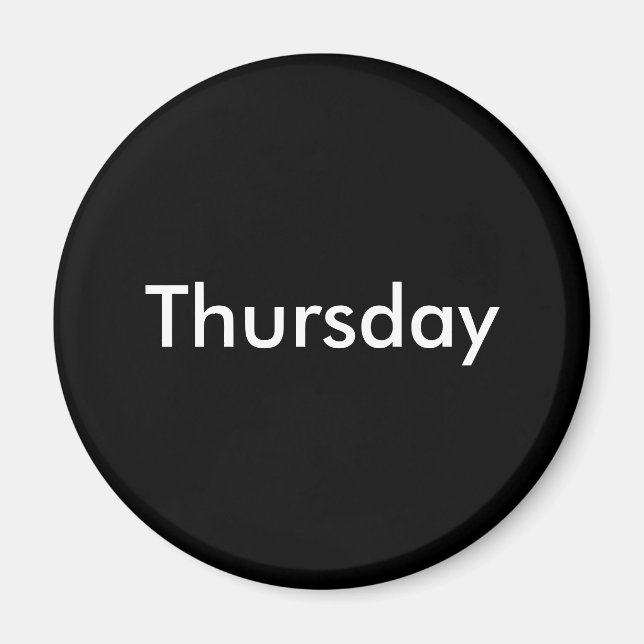 Aimant jeudi (Devant)