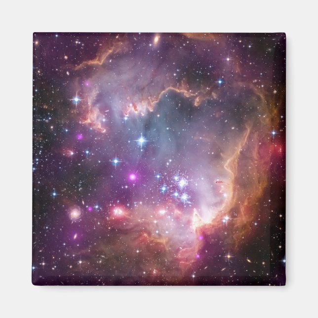 Aimant Jeunes Étoiles Dans Le Petit Nuage Magellanique. (Devant)