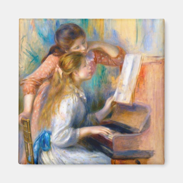 Aimant Jeunes filles au piano, Renoir (Devant)