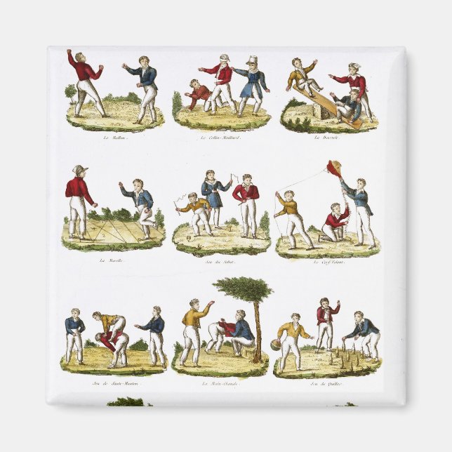 Aimant Jeux pour enfants, 1810 (Devant)