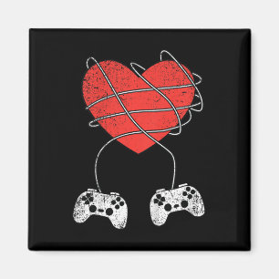 Aimant Jeux Vidéo Coeur Enfants Contrôleur Valentines Day