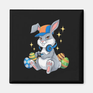 Aimant Jeux vidéo de Pâques pour enfants Joyeux lapin d'o