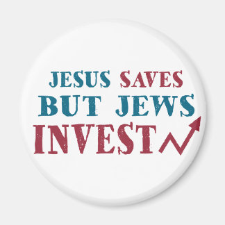 Aimant Jews Invest - humour financier juif
