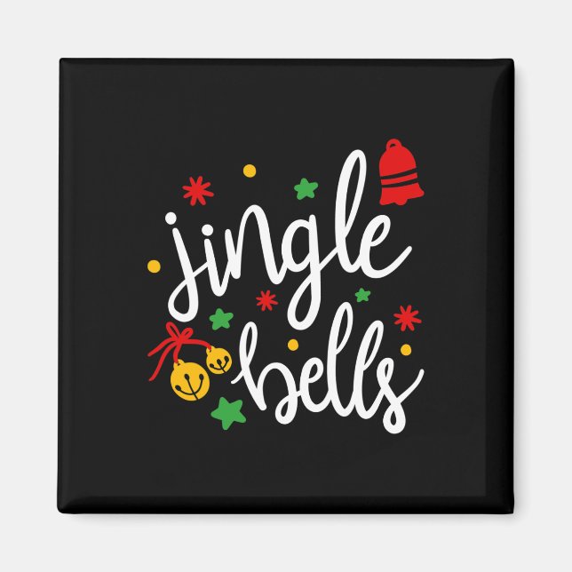 Aimant Jingle Bells Jingle All The Way Xmas Gift Christma (Devant)