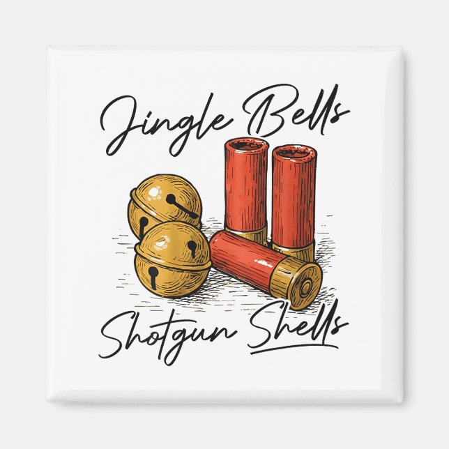 Aimant Jingle Bells Shotgun Shells (on Back)  (Devant)