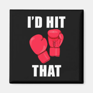 Aimant J'irais Frapper Cette Citation Drôle Kickboxing Ho