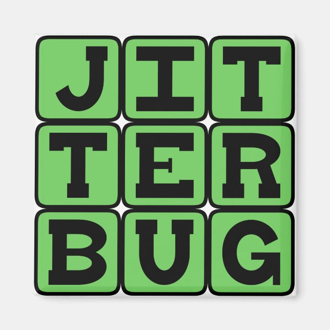 Aimant Jitterbug, Type de danse (Devant)