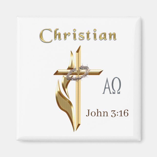 Aimant Jn 3:16 (Devant)
